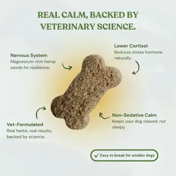Botanical Bones – Calming Peanut Butter Dog Treats